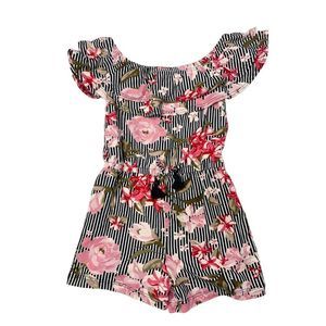 Toddler girl Floral Romper 4/5